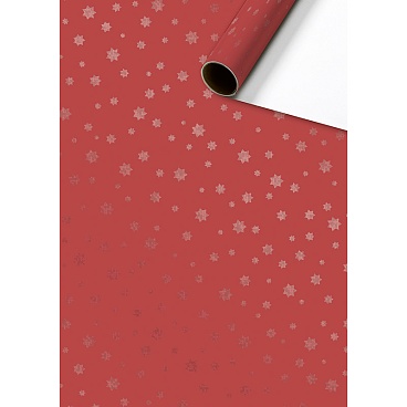 Бумага упаковочная Stewo Aster, 0.7 x 1.5 м Красный - 1
